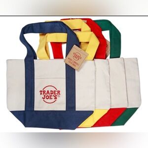 Trader Joe’s mini canvas totes set